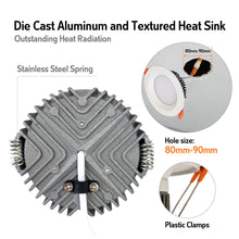 LIANGXI LED Fixed Downlight 9W Dia 120mm Round 3000K