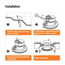 LIANGXI LED Fixed Downlight 9W Dia 120mm Round 3000K