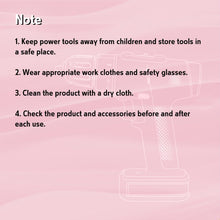 MUTBERG Pink Cordless Drill Driver One-piece 12V 10mm