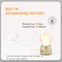 MUTBERG Portable Bulb Lamp 250mA 0.1W Christmas Tree / Elk Style Black / Golden Base Christmas Gifts