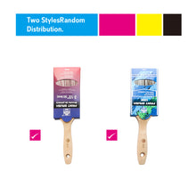 CIC Paint Brush Synthetic Bristle Beech Wooden Handle 25mm 38mm 50mm 63mm 75mm 100mm