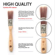 CIC Paint Brush Synthetic Bristle Beech Wooden Handle 25mm 38mm 50mm 63mm 75mm 100mm