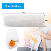 BRAKEMAN DECMGR10 Roller Covers Polyacrylic Yellow Strip 4inch (100mm) 10 Sleeve