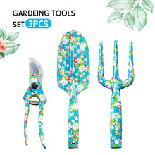 MOUTAN EGGT0311 Garden Tools Floral Printed Aluminum Alloy 3 PCS Kit