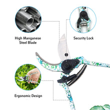 MOUTAN EDGP095 Garden Tools Floral Printed 3 PCS Kit