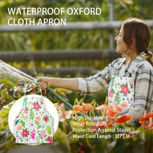 MUTBER GEGGT0528 Aluminum Alloy Garden Tools Floral Printed With Apron Glove 5 PCS Kit