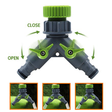 AIFA AF3029 Garden Irrigation Fittings Dual Snap In Coupling with Shut off and Swivel 3/4inch to 1inch