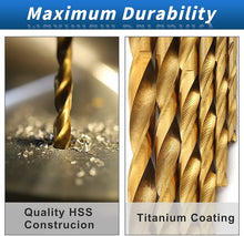 COMOWARE CO120TD Twist Drill Bit Set HSS 1mm to 3.5mm 120PCS Titanium