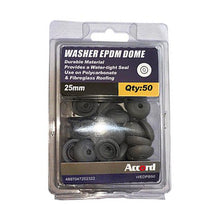 Akord Washer EPDM Dome (1")25mm 50 Pack