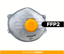 INGCO HDM08 P2 Dust Mask Carbon B/Valve Handyman