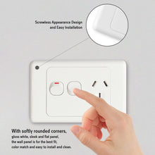 IGOTO AS314 Flat Wall Single Power Point & Switch 10A