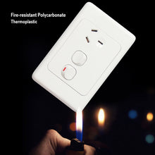 IGOTO AS314 Flat Wall Single Power Point & Switch 10A