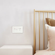 IGOTO AS314 Flat Wall Single Power Point & Switch 10A