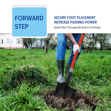 MOUTAN 83019 Shovel Square Mouth Cushion D Grip With Fibreglass Shaft 53CM (21")