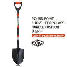 MOUTAN 83020 Shovel Round Mouth Cushion D Grip With Fibreglass Shaft 53CM (21")