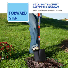 MOUTAN 83020 Shovel Round Mouth Cushion D Grip With Fibreglass Shaft 53CM (21")