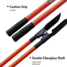 MOUTAN 86006 Post Hole Digger Cushion Grip With Long Fibreglass Shaft 105CM (41.5")