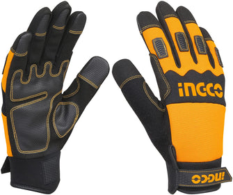 INGCO HGMG02-XL Gloves Mechanic With Pu Leather Xl