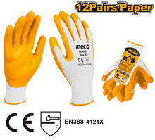 INGCO HGNG01 Gloves Nitrile XL/L12Pairs/Pk