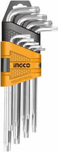 INGCO HHK13092 Extra Long Torx Key Ser 9 Pcs Trade