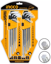 INGCO HHKset0181 Hex & Torx Key Set 18Pcs