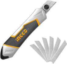 INGCO HKNS1808 Utility Knife 6 Blades