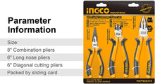 INGCO HKPS28318 Pliers Ser 3Pcs