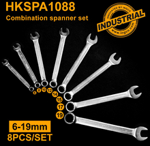 INGCO HKSPA1088 Combination Spanner Set 8 Pcs