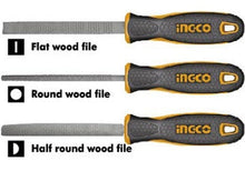INGCO HKTFW0308 Wood File Set 200Mm 3Pcs Trade