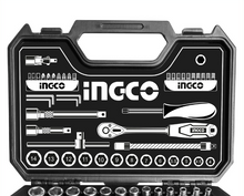 INGCO HKTS14451 Drive Socket Set 1/4 Inch 45 Pcs