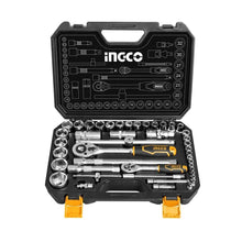 INGCO HKTS42441 1/4 & 1/2 Inch Socket Set 44Pcs Trade