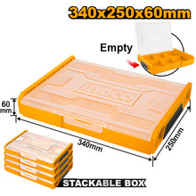 Inco Stackable Boxes INGCO HKTV01 Stackable Plastic Box 340x250x60MM– Maxrite