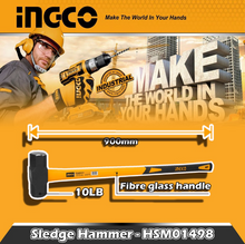 INGCO HSM01498-4.5Kg (10Lb) HSM01598-5.4Kg (12Lb) Sledge Hammer