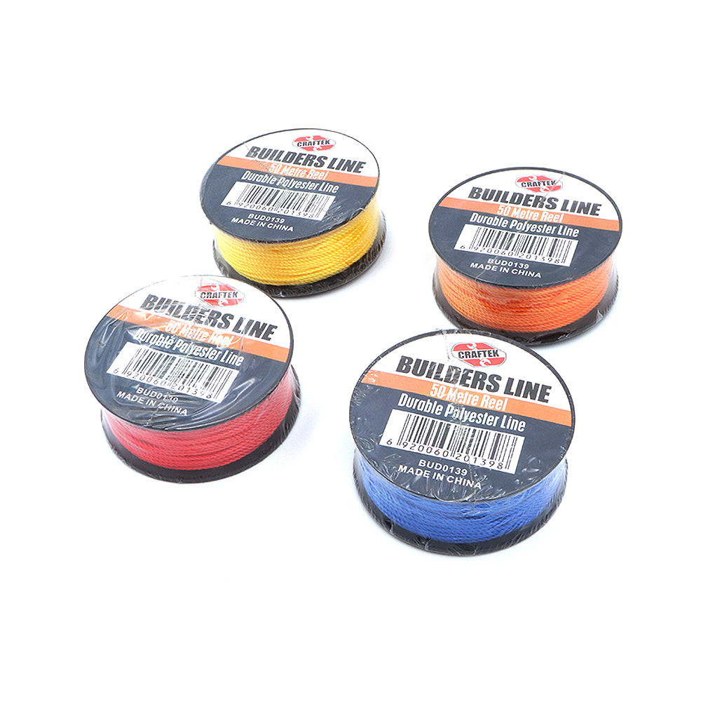 CRAFTEK Builders Line Universal Polyester Line 50m– Maxrite