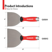 Goldblatt Flex Joint Knife S/S Zinc Alloy Hammer End Soft Grip 4" 6"