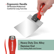 Goldblatt Taping Knife S/S Zinc Alloy Hammer End Soft Grip