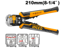 INGCO HWSP102418 Automatic Wire Stripper 0.2-6mm 3 in 1 multi-function