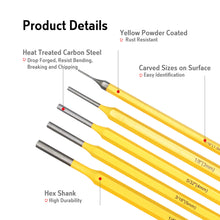 JJ JJT2232 6pcs Pin Punch Set High Carbon Steel
