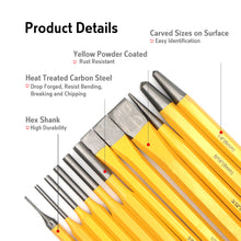 JJ JJT2233 12pcs Chisel & Punch Set High Carbon Steel