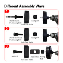 JJ JJT4204 8pcs Hole Saw Kit 51 102mm(2" 4")