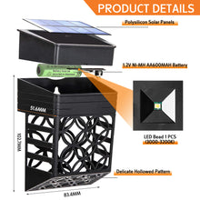 MUTBERG SLR0601 Solar Outdoor Wall Light Warm 2/4/8/12/16/32 Packs 103*83*52mm