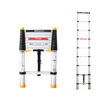 GOKULAD Telescopic Ladder Soft Close Aluminium 9 Steps 2.6M/ 13 Steps 3.8M