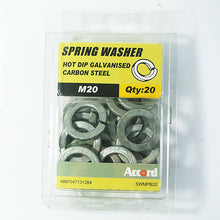 Akord Spring Washer Metric Hdg M6 M8 M10 M12 M16 M20