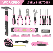 WORKPRO W009012 Pink Lady Tool Kit with Pouch Metric 103PCS