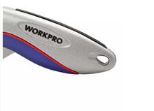 WORKPRO W011028 Folding Utility Knife 3-Position with 5 Extra Blades