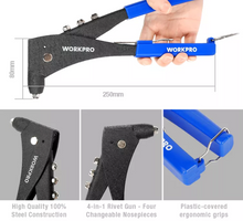 WORKPRO W023004 Aluminum Riveter Aluminum Alloy Body