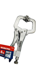 WORKPRO W031080WE C-Clamp Locking Pliers With Pad 160mm(6 Inch)