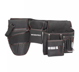 WORKPRO W081013WE Tool Bag with Holster and Pouch Polyester 630x265mm